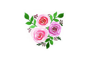 Bouquet of Roses - Watercolor Embroidery Review