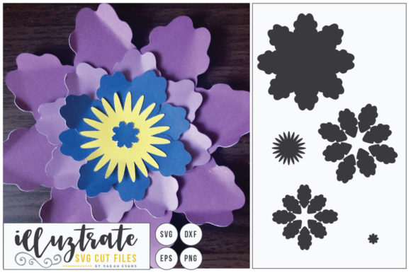 Layered Flower: A 3D SVG for Modern Paper Flowers
