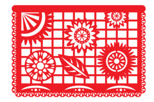 Papel Picado Flowers for Crafts and Picado Publishing
