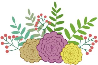 Stylized Bouquets Flowers Illustrations Graphics Review